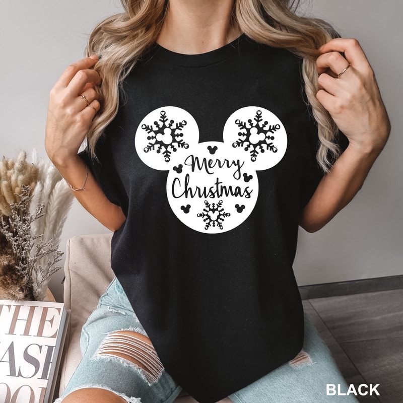 Disney Christmas Shirt, Family Disney Christmas Shirt, Disney Xmas Shirt, Mickey Christmas Shirt, Merry Christmas Disney Shirt, DIS-0337.jpg
