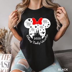 disney family trip minnie 2023 shirt, retro vintage disney tee, disneyland tshirt, disneyworld shirt, disney family matc