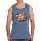 Gingerbread House Tank Tops, Retro Christmas Tank, Gingerbread Man, Comfort Colors Tank Tops, Christmas Baking Shirt.jpg