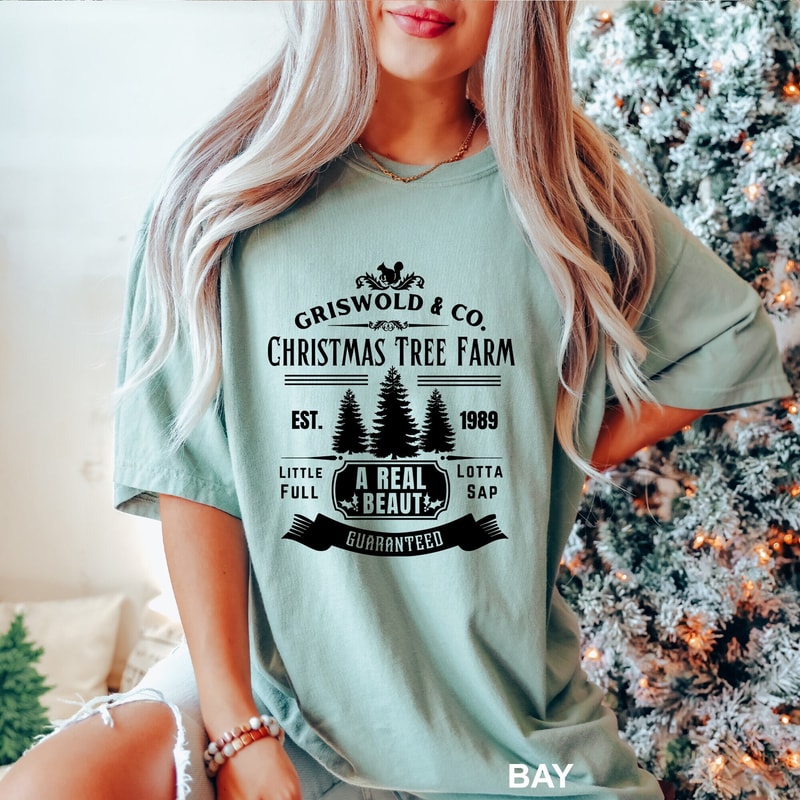 Griswold Christmas Tree Farm Comfort Colors Tees, Griswold Christmas Shirt, Christmas Shirt, Griswold est.1989, Christmas Vacation, CR-0008.jpg