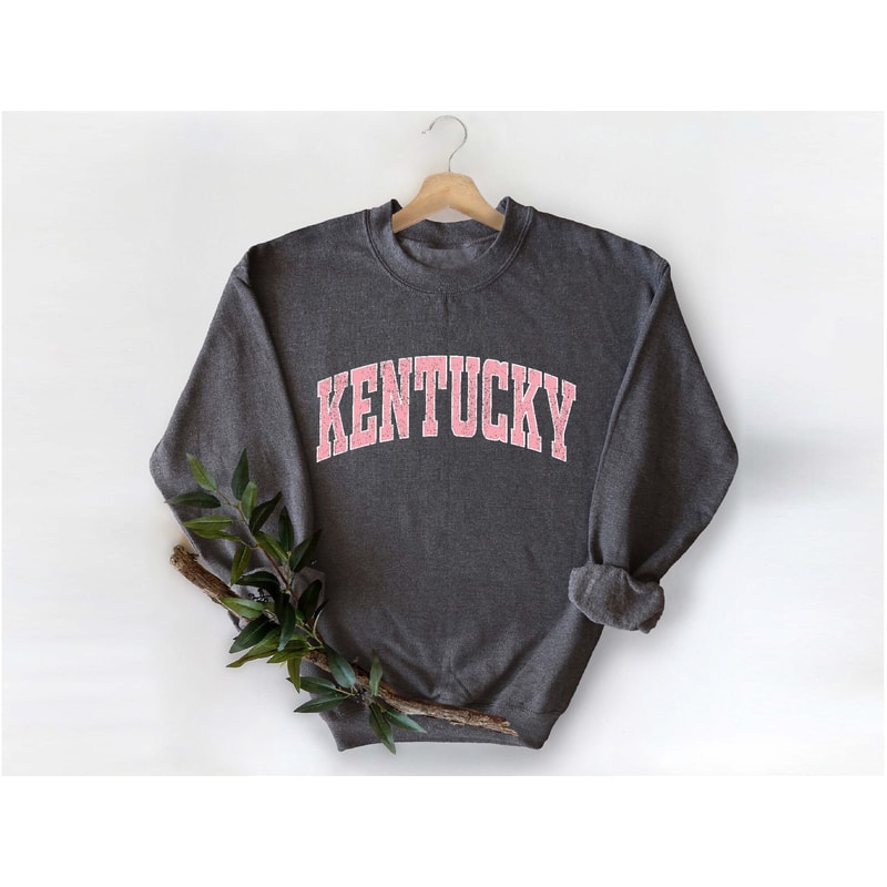 Kentucky Sweatshirt, Kentucky Pink Print Hoodie, Cute Kentucky Sweater, Kentucky College Student Gifts, University of Kentucky Apparel.jpg