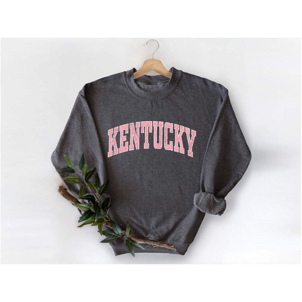 Kentucky Sweatshirt, Kentucky Pink Print Hoodie, Cute Kentucky Sweater, Kentucky College Student Gifts, University of Kentucky Apparel.jpg