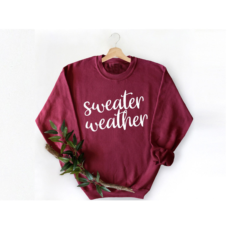 Sweater Weather Sweatshirt, Thanksgiving Sweatshirt, Fall Hoodie, Cute Fall Sweatshirt, Fall Season Sweatshirt, Gift For Fall Lovers.jpg