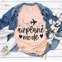 airplane mode shirts, airplane shirt, travel sweatshirt, gift for traveller, airplane mode sweatshirt, vacation shirt, v