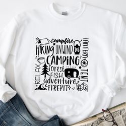 camping quotes shirt,traveller quotes shirt,cool camper quotes sweatshirt,campfire friends shirts