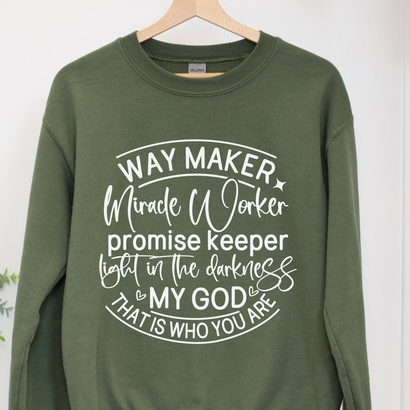 Christian T-shirt, Waymaker Shirt, Religious Gifts, Religious Shirts for Women, Faith Shirts, Bible Verse Tee ,Christmas Christian Shirts.jpg