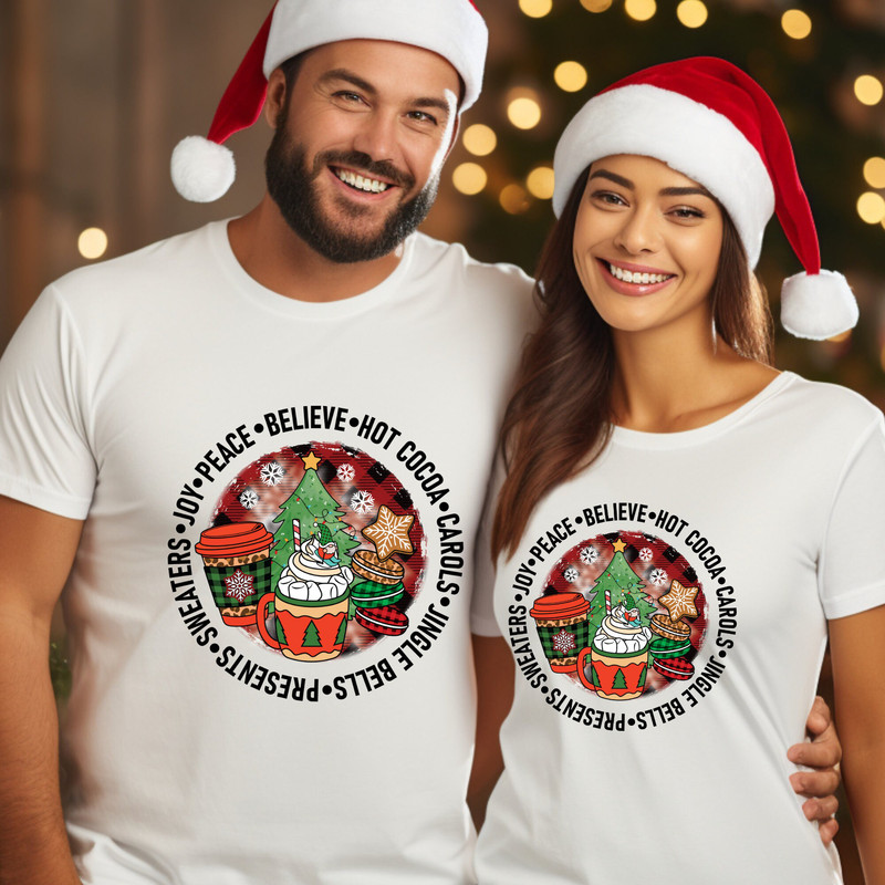 Christmas Couple Shirts,Christmas Hot Cocoa Shirt, ingle Bells Shirt,Joy Peace Believe Sweatshirt,Christmas Family Gift,Xmas Coffee Shirt.jpg