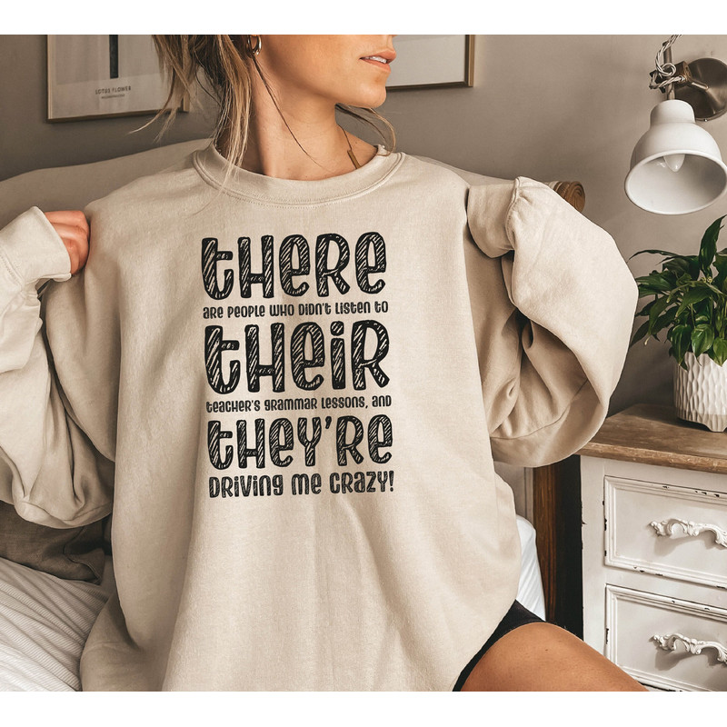 Funny Language Teacher Sweatshirt, Cute Grammar Teacher Sweatshirt, ESL Teacher Sweatshirt, Elementary Teacher Shirt, School Shirt.jpg