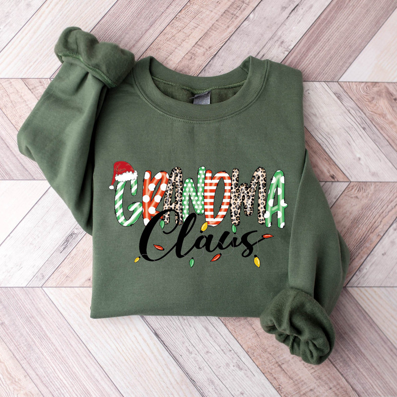 Grandma Claus Sweatshirt, Christmas Grandma Gift, Nana Sweatshirt, Mimi Claus Shirt, Christmas Gift For Gigi, Unique Mom Gift For Christmas.jpg