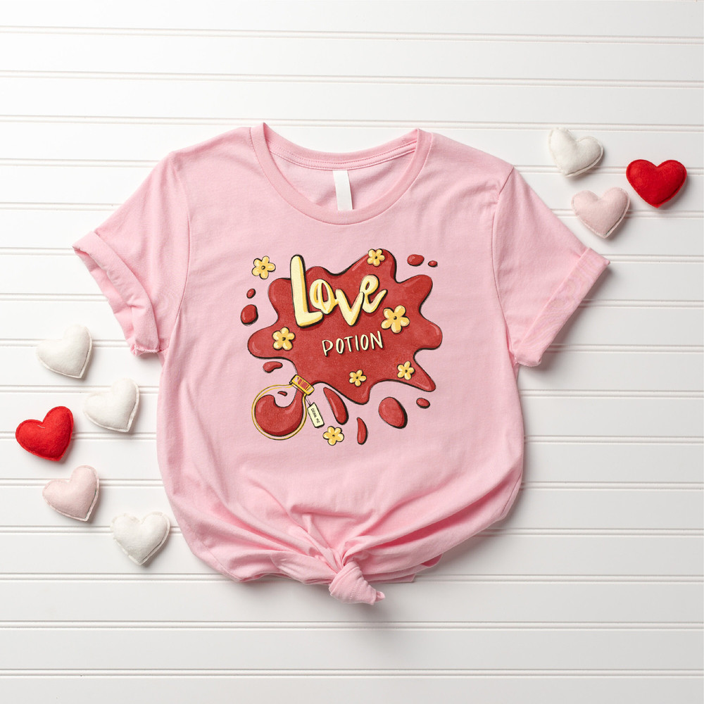 Love Potion Shirt, Love Shirt, Valentines Day Gift, Valentine Gift, Love Shirt For Women, Valentines Day Tee.jpg