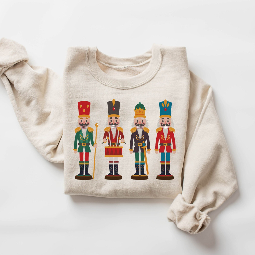 Nutcracker Sweatshirt, Sugar Plum Fairy Sweatshirt, Retro Christmas Sweatshirt, Cute Holiday Sweater, Womens Holiday Sweater, Winter Shirt.jpg
