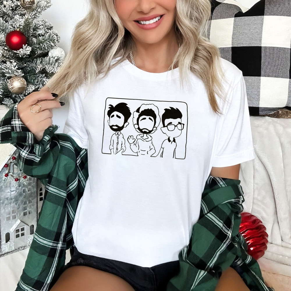 AJR Band T-Shirt, Ajr Brothers Band Shirt, The Click Album Shirt, AJR Members Chibi Shirt, Ajr The Click Galaxy AJR The Click T Shirt.jpg