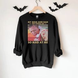 my mom and dad are gonna be so mad at me shirt, matthew lillard fan lover t-shirt, stu macher t shirt - hoodie - crewnec