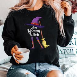 the mommy witch t-shirt, witch sweatshirt, vintage witches hoodie, halloween mommy sweatshirt, witchy mom shirt, hallowe