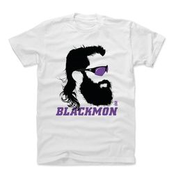 charlie blackmon men's cotton t-shirt - colorado baseball charlie blackmon silhouette p