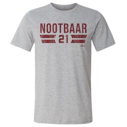 lars nootbaar men's cotton t-shirt - st. louis baseball lars nootbaar st. louis font
