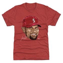 albert pujols men's premium t-shirt - st. louis baseball albert pujols st. louis portrait wht