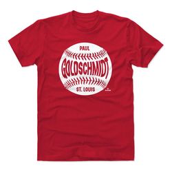 paul goldschmidt men's cotton t-shirt - st. louis baseball paul goldschmidt st. louis baseball wht
