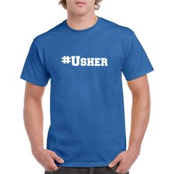 usher shirt- usher tshirt- wedding party gift- bachelor party shirt