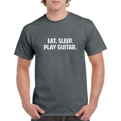 eat sleep play guitar shirt- guitar tshirt- guitar gift
