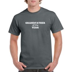 grandfather of the year shirt- gift for grandpa- fathers day gift