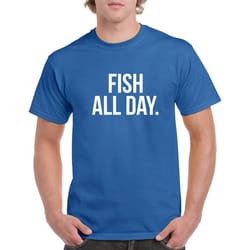 fish all day shirt- fishing tshirt- fishing gift