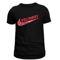 recovery just do it  spiderman logo shirt