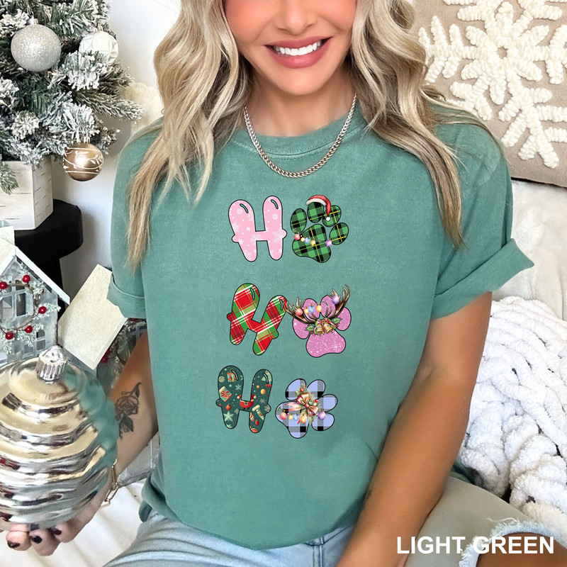 Ho ho ho Christmas Shirt, Christmas T-shirt, Christmas Family Shirt, Buffalo Plaid Christmas Tee, Merry Christmas Tee Gift, CR-0039.jpg