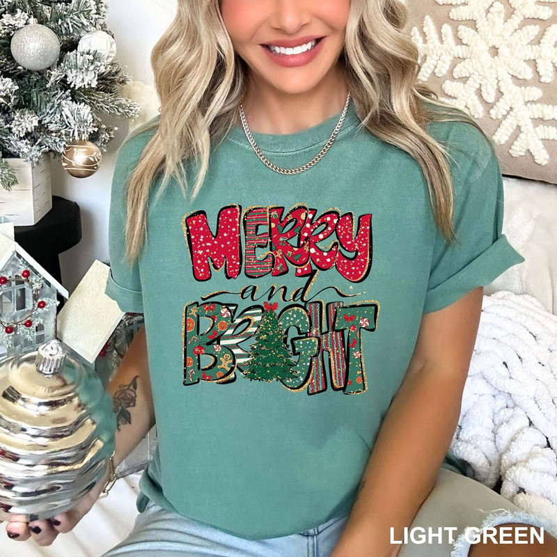 Merry Bright Shirt, Merry Christmas Leopard Shirt, Comfort Colors Merry Bright Shirt,Christmas Shirt,Christmas Family Shirt,Christmas Gif.jpg