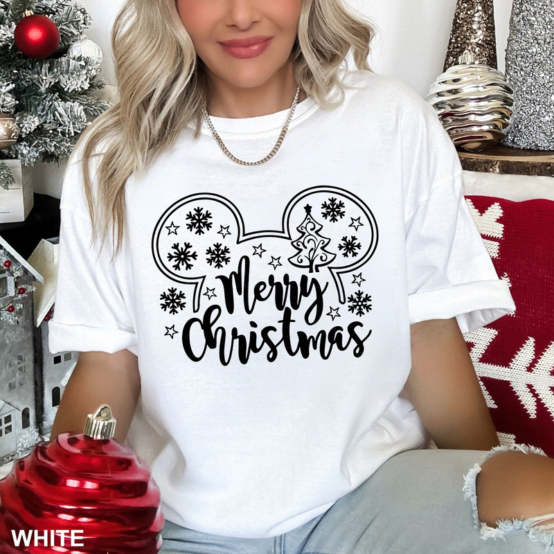 Merry Christmas Disney Shirt, Comfort Colors Shirt, Disney Christmas, Mickey Christmas, Merry Christmas, Tee, Disney Shirt, DIS-0313.jpg