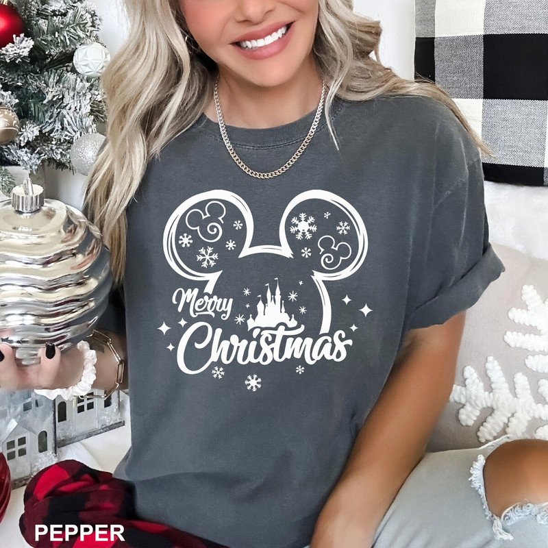 Merry Christmas Disney Shirt, Comfort Colors Shirt, Disney Christmas, Mickey Christmas, Merry Christmas, Tee, Disney Shirt, DIS-0312.jpg