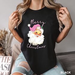 merry christmas santa shirt,christmas vintage shirt,retro christmas shirt,christmas tee for women,christmas gifts,gift f