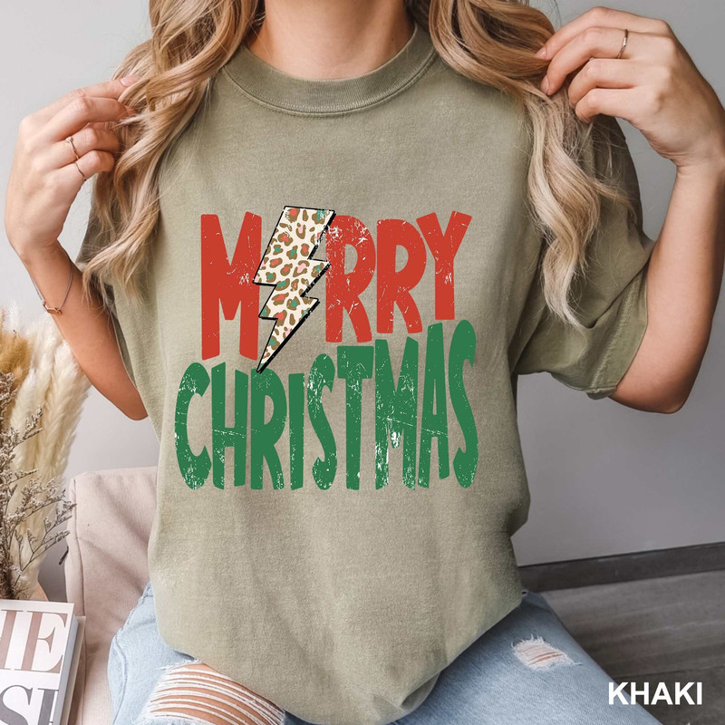 Merry Christmas Shirt - Family Christmas Tee Gift For Christmas - Holiday Shirt - Comfort Colors Christmas Tee - Perfect Christmas Gift!.jpg