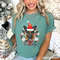Merry Christmas Wreath German Shepherd Shirt, Comfort Colors Dog Tee, Christmas Wreath Dog Tshirt, Christmas Wreath Santa Dog, CR-0260.jpg