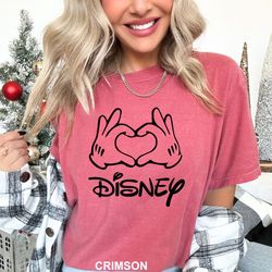 mickey hands heart shirt, disney tshirt,mickey love shirt,disneyland tee,disneyworld valentine,valentines day shirt,coup