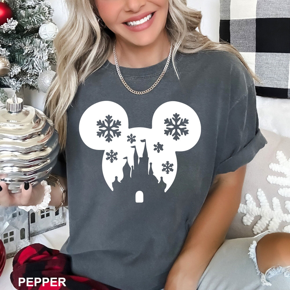 Mickey's head Christmas Shirt, Family Disney Christmas Shirt, Disney Xmas Shirt, Mickey Xmas Shirt, Merry Christmas Disney Shirt, DIS-0338.jpg