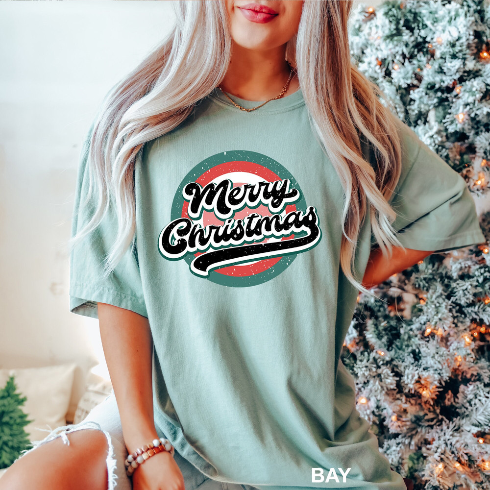 Retro Merry Christmas Shirt, Merry Christmas T-shirt, Christmas Family Shirt, Christmas Matching Shirt, Christmas Gift Shirt, CR-0409.jpg