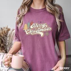 retro merry christmas shirt, retro xmas shirt, winter shirt gift, christmas tshirt, gift for christmas, merry christmas