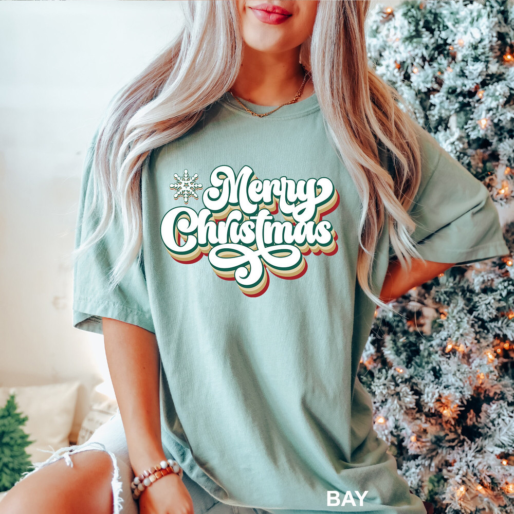 Retro Merry Christmas Shirt, Retro Xmas Shirt, Winter Shirt Gift, Christmas Tshirt, Gift for Christmas, Merry Christmas Shirt, CR-0442.jpg