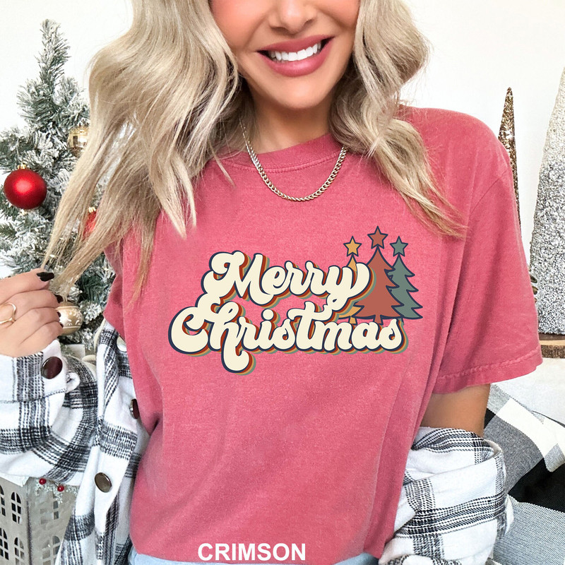 Retro Merry Christmas Shirt, Retro Xmas Shirt, Winter Shirt Gift, Christmas Tshirt, Gift for Christmas, Merry Christmas Shirt, CR-0444.jpg