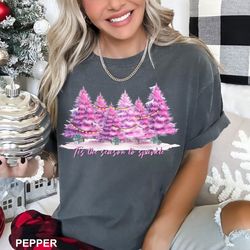 tis the season to sparkle tshirt, matching family christmas shirts, winter tshirt, womens winter gift, merry christmas t