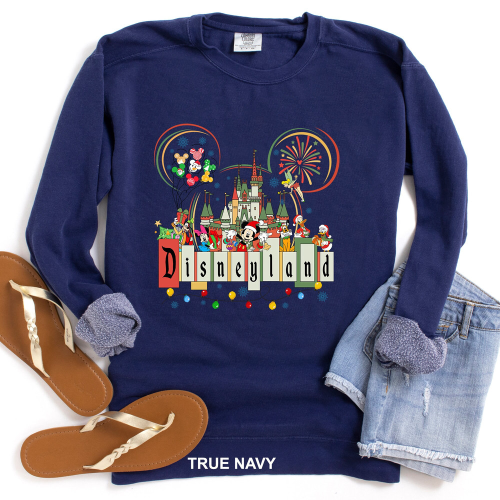 Vintage Disneyland Christmas Sweatshirt, Mickey and Friends Christmas Sweatshirt, Disneyland Sweatshirt, Christmas Family Shirt, DIS-0329.jpg