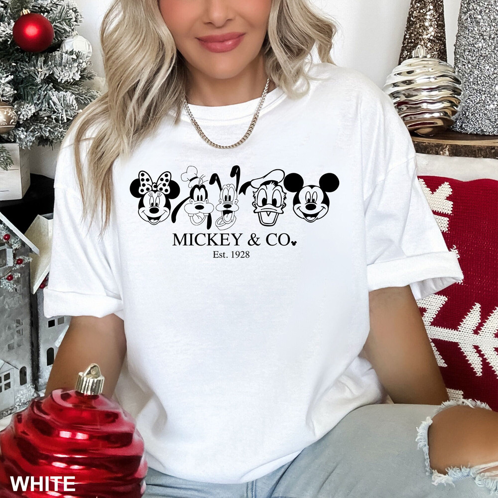 Vintage Mickey & Co 1928 Shirts, Retro Vintage Disney Christmas Shirt, Disneyland Christmas Shirt, Disneyworld Shirt, Disney Tee, DIS-0380.jpg