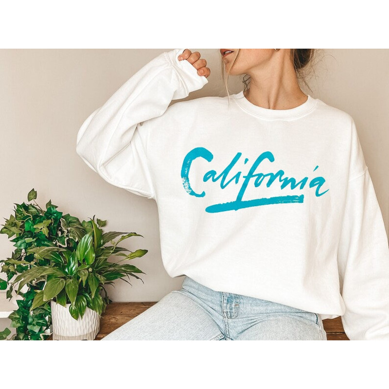 California Sweatshirt - Golden Coast California Shirt - Trendy California Beach Pullover - California Crewneck - West Coast Shirt - 80s Tee.jpg