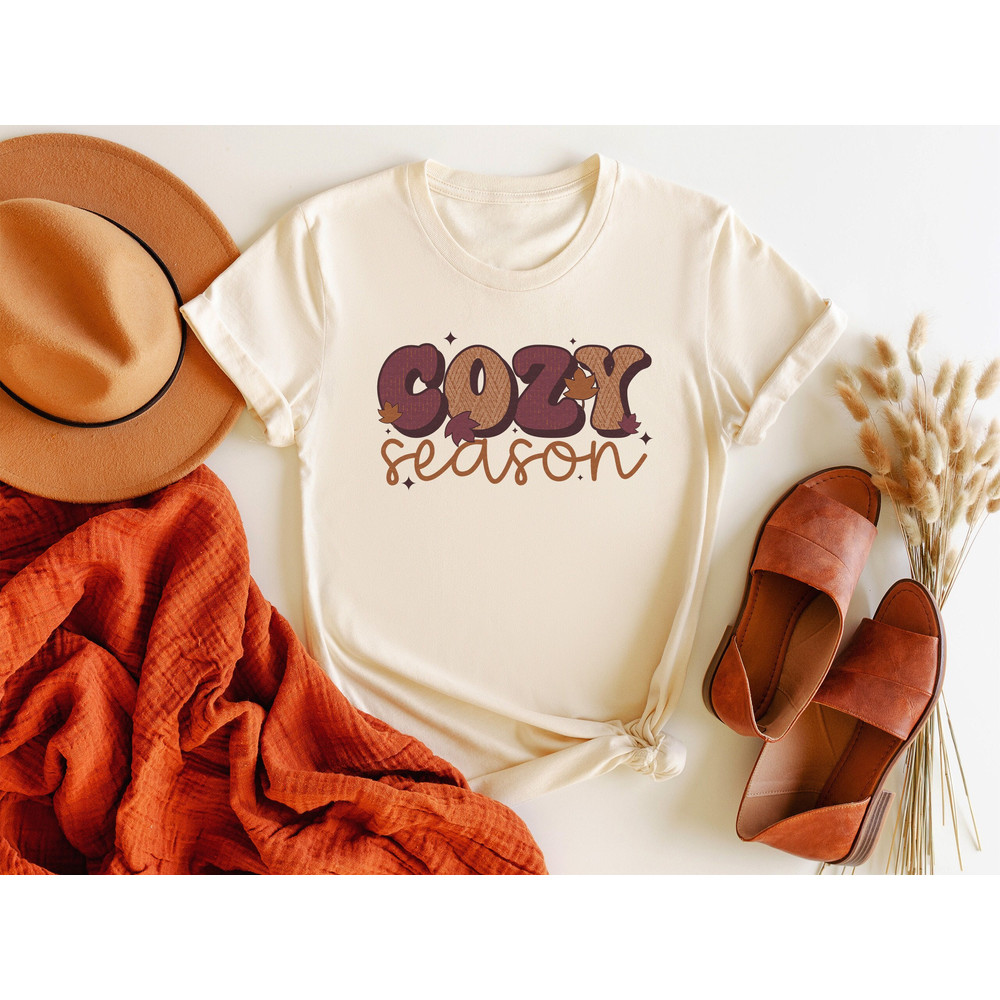 Cozy Season Shirt, Cozy Sweatshirt, Fall Season Crewneck, Gift For Her, Thanksgiving Gift, Oversized Sweatshirt, Thanksgiving Sweatshirt.jpg