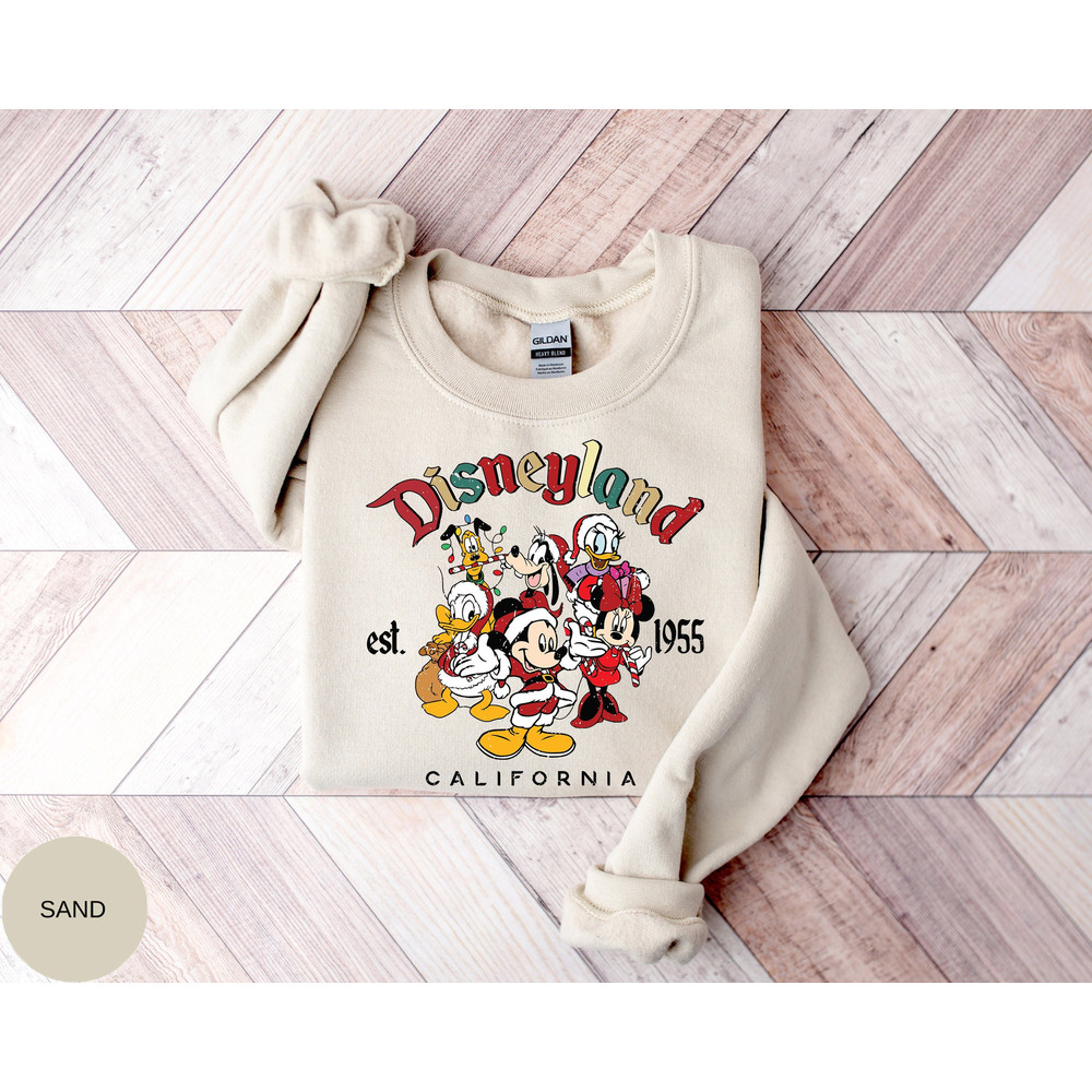 Disneyland California Sweatshirt, Disneyland Mickey And Friends Shirt, Disneyland Est 1955 Sweater, Cute Disneyland Apparel, Mickey Tee.jpg