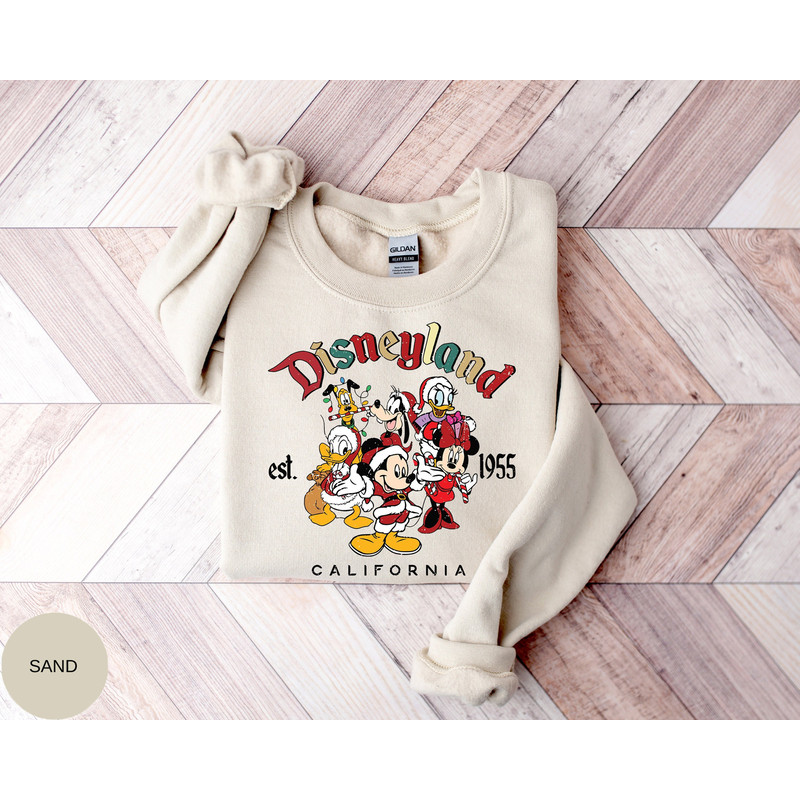 Disneyland California Sweatshirt, Disneyland Mickey And Friends Shirt, Disneyland Est 1955 Sweater, Cute Disneyland Apparel, Mickey Tee.jpg