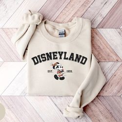 retro disneyland est 1955 sweatshirt, disneyland family shirt, disney trip tee, disneyland sweater, disney vacation, ret
