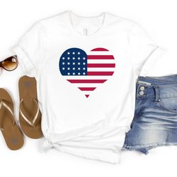 american heart flag t-shirt, usa memorial days shirt, 4th of july shirt, fourth of july tee, usa independence day shirt,