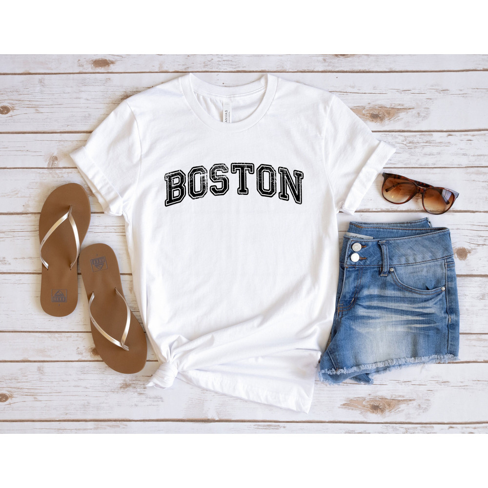 Boston City Shirt, Boston Lovers T-Shirt, Boston Fan Gift, Boston State Tee, USA Travel Lover Tshirt, USA State Vacation Shirt, Hometown Tee.jpg